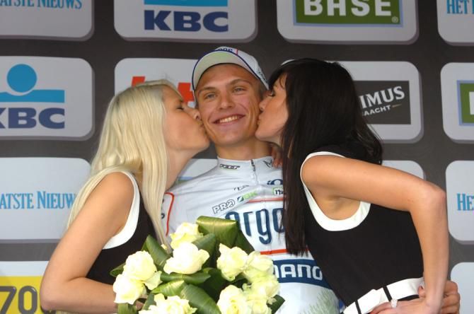 For the second straight year, Marcel Kittel (Argos-Shimano) stood on the top step of the podium at Scheldeprijs