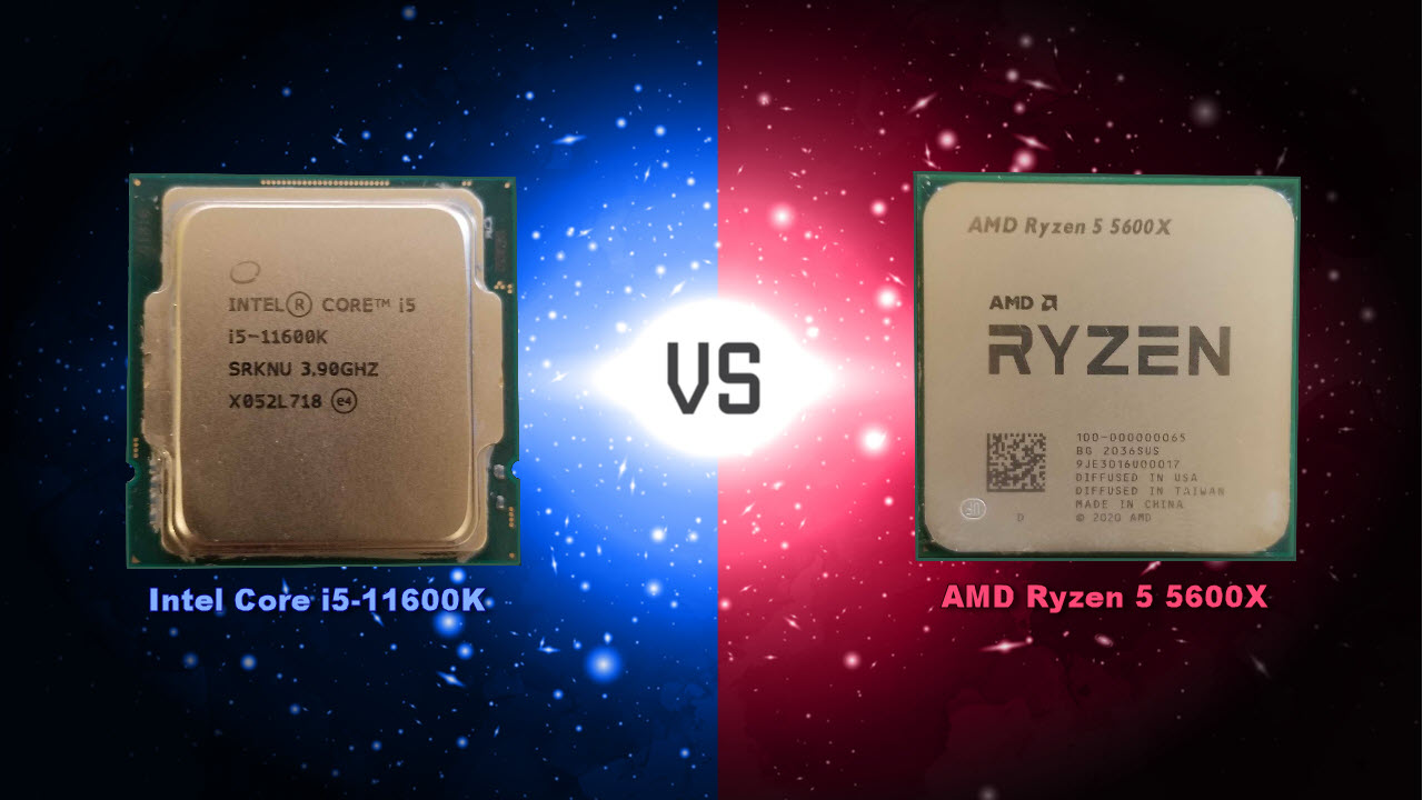 AMD Ryzen 5 5600X vs Intel Core i511600K MidRange Rocket Lake and