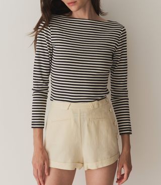 Paulette Tee -- Nantucket Stripe