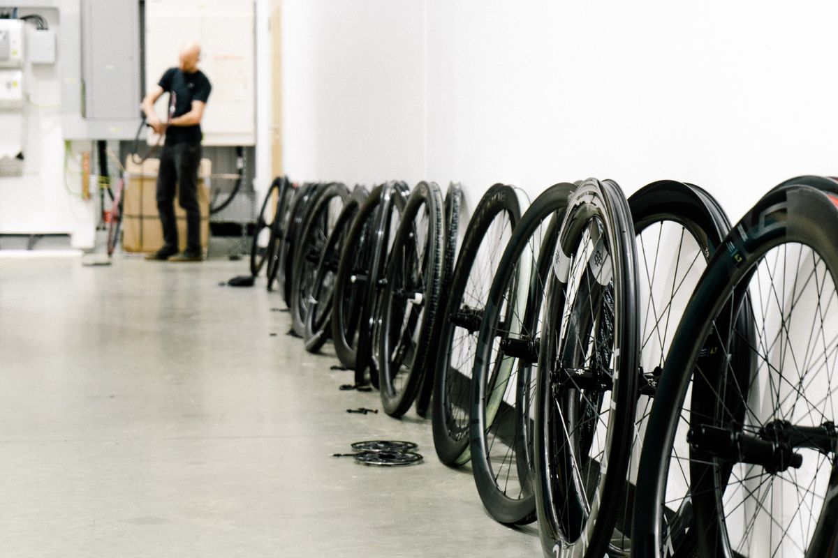 Wind tunnel wheels test