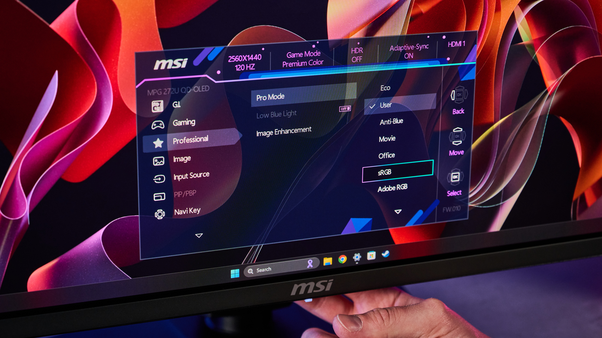 مانیتور بازی MPG 272URX QD-OLED