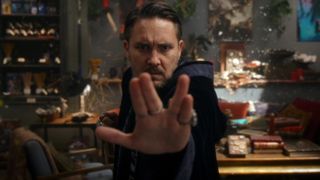 Wil Wheaton from the Magic Guild attempts to take down Bert. 