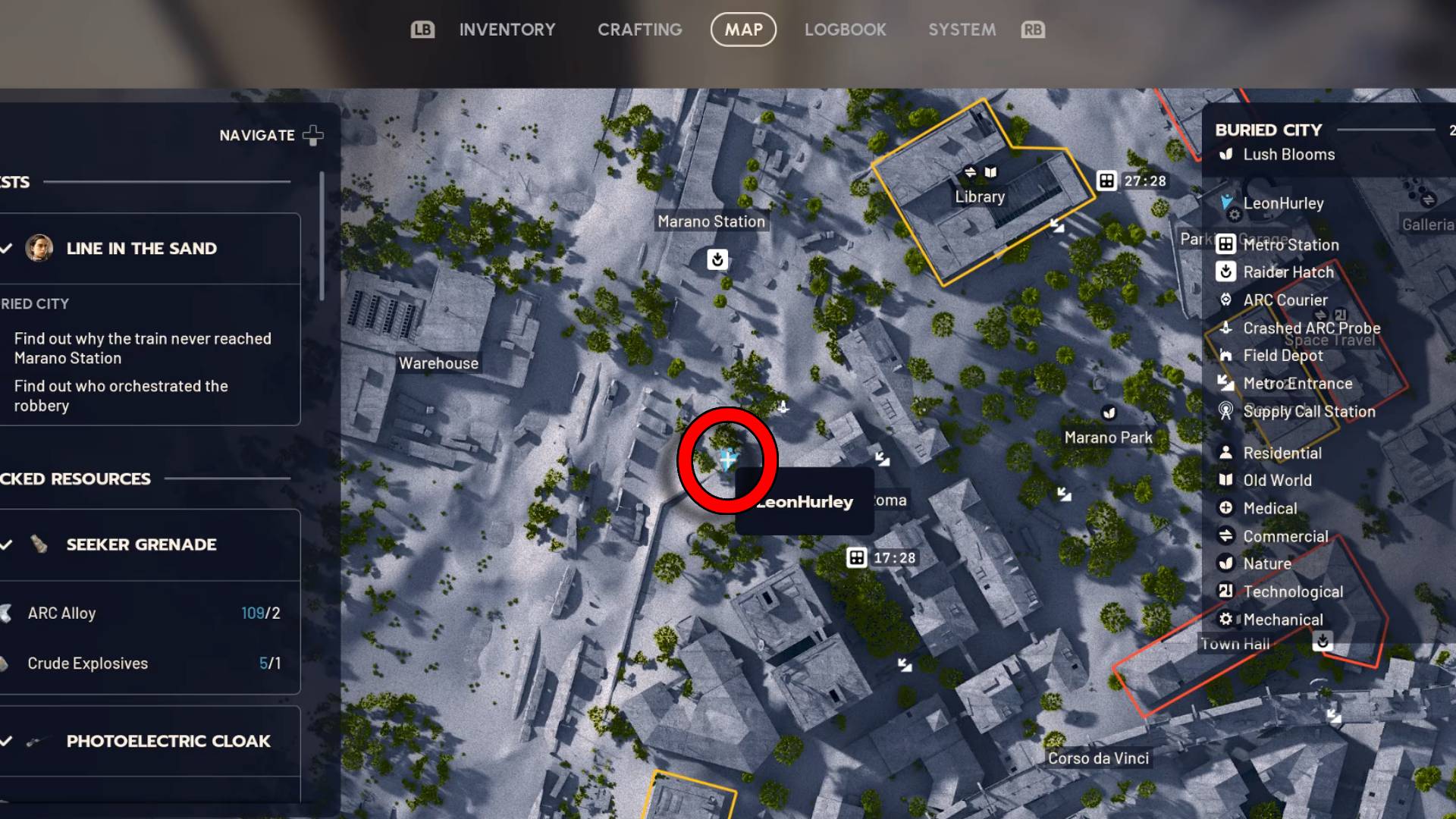 Find out who orchestrated the robbery Arc Raiders location