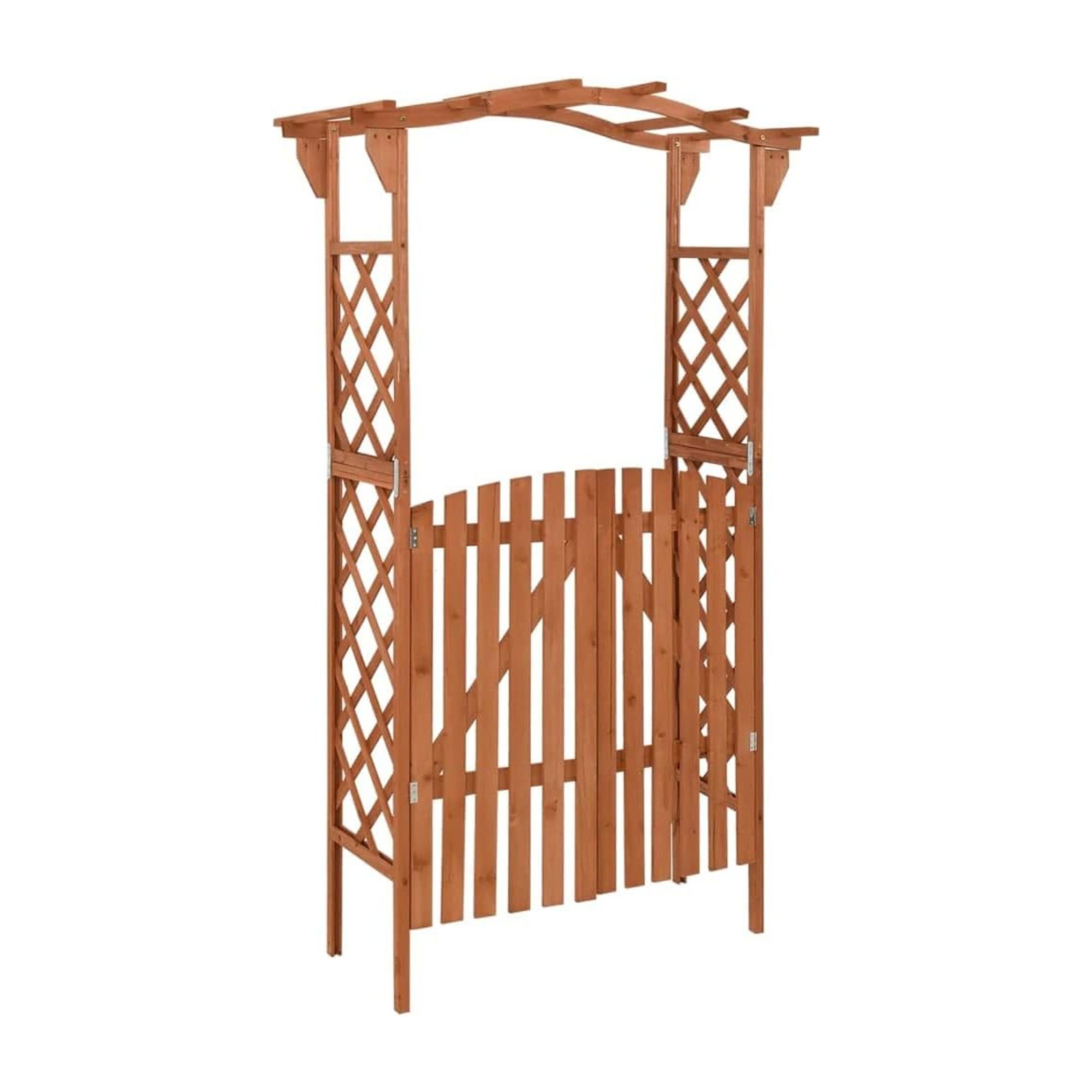 picture of vidaXL Solid Firwood Pergola with Gate