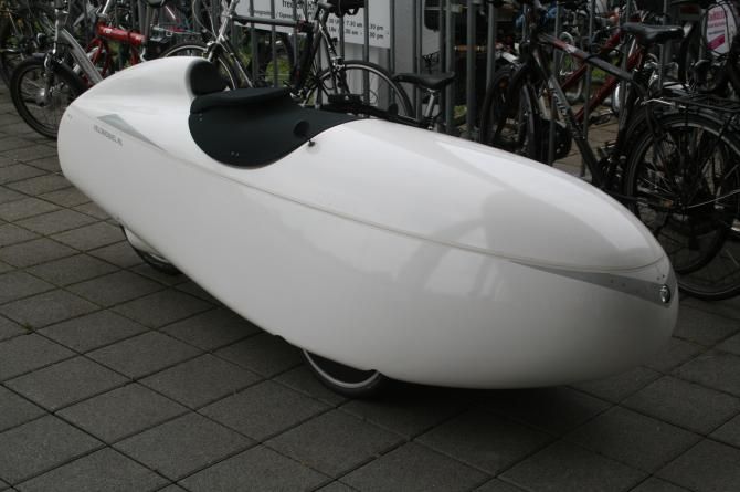Like a pedal powered Morgan three wheeler