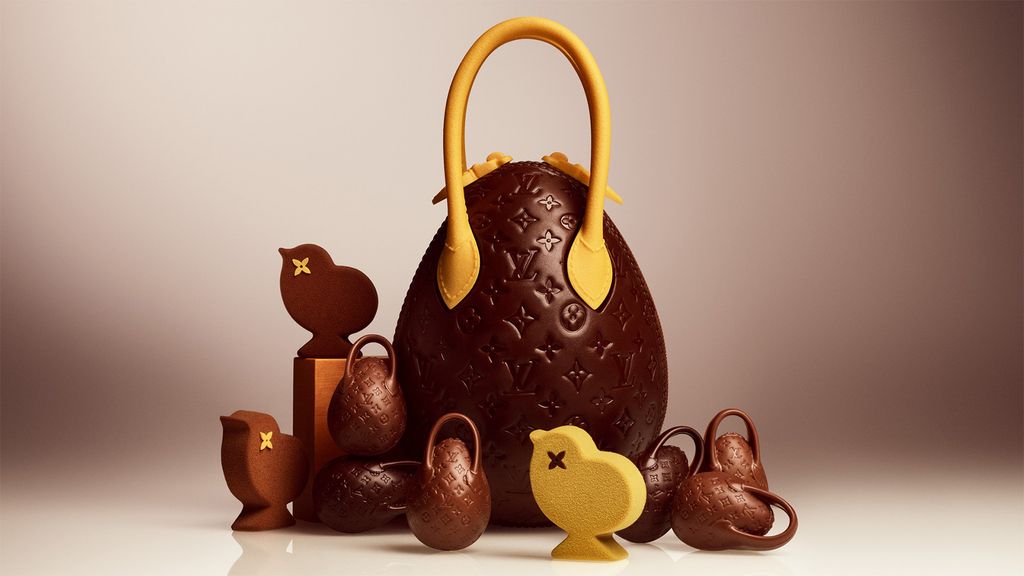 Chocolate egg bag
