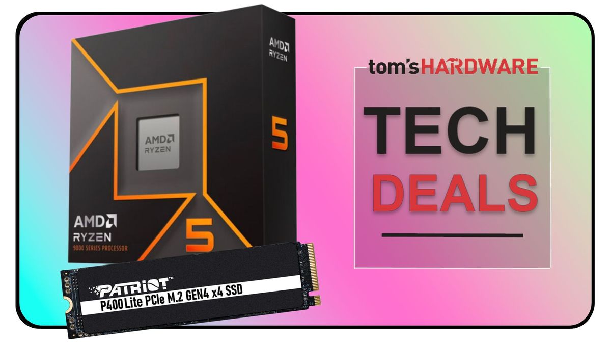 Newegg's PC Gaming Week sale lists the AMD Ryzen 5 9600X for the all-time low price of $208 and chucks in a free 500GB Gen 4 SSD to sweeten the deal