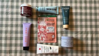 an image fo some of the 5-minute face masks we tried