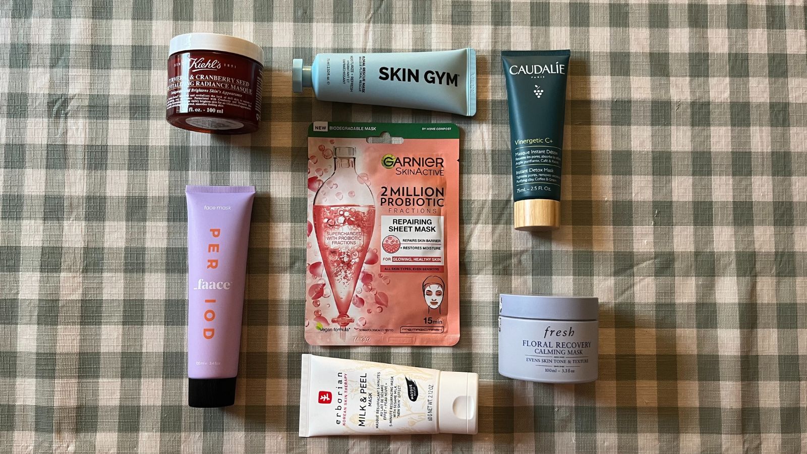 an image fo some of the 5-minute face masks we tried