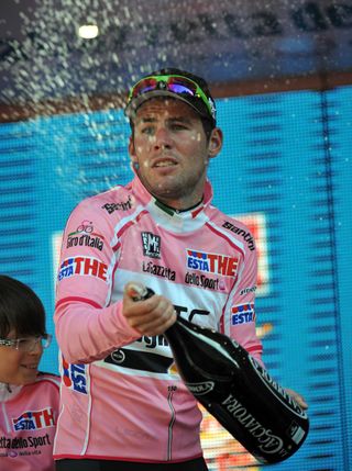 Mark Cavendish in race lead, Giro d
