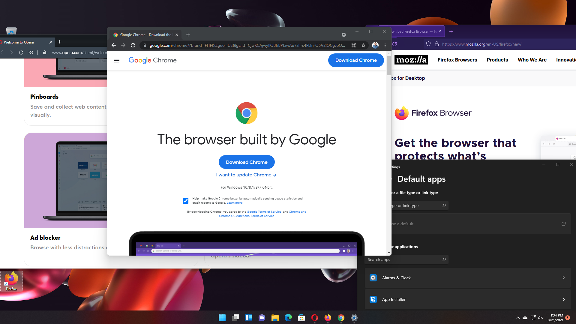 how to make google default search engine for mozilla