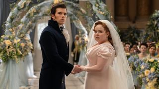 Colin and Penelope's wedding Bridgerton season 3
