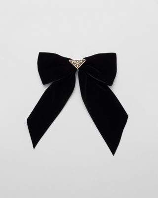 Velvet Bow Hair Clip