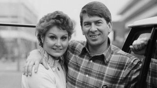 Angela Rippon and ex husband Christopher Dare 1985