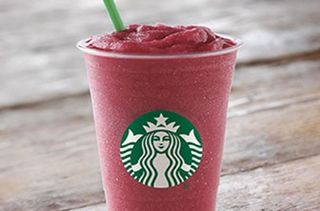 Starbucks Raspberry Blackcurrant Frappuccino Blended Juice