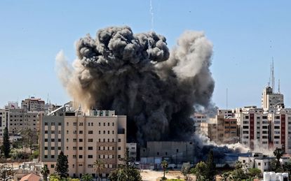 Israeli airstrike hits Gaza's Jala Tower