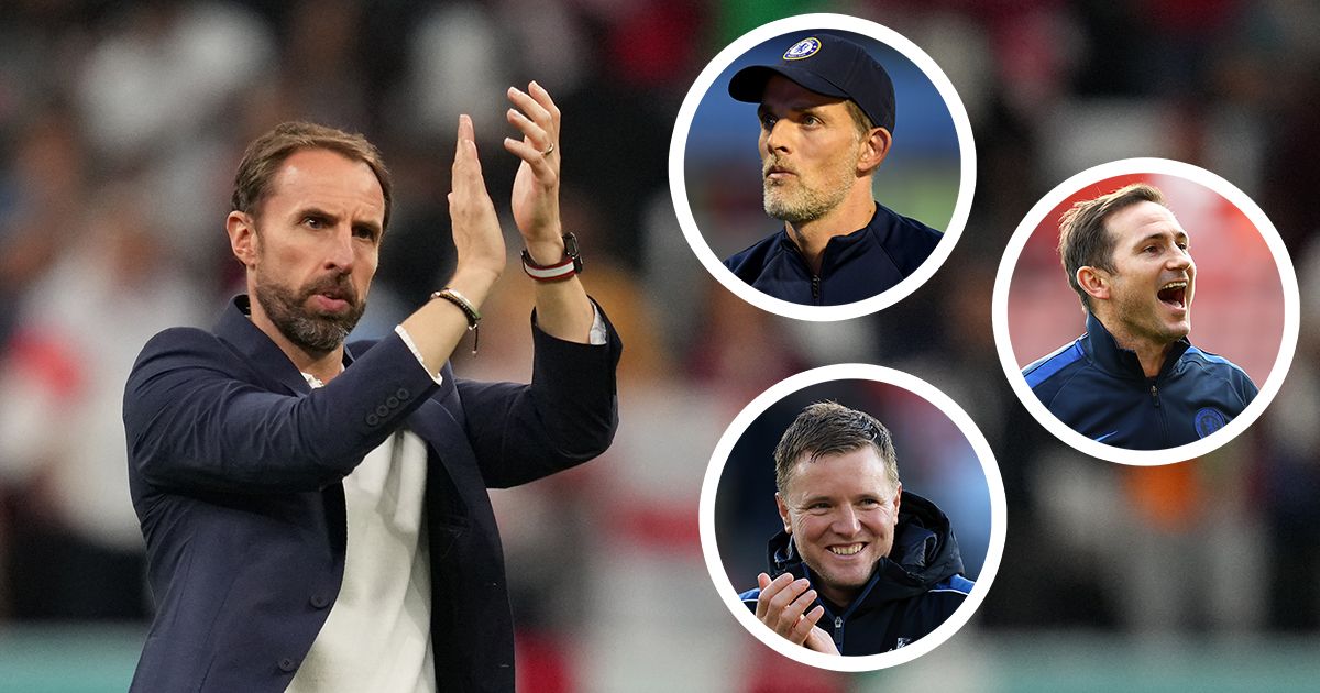 Next England manager odds: Who will become the next England manager after Gareth Southgate? Gareth Southgate, Head Coach of England celebrates following his team&#039;s victory in the FIFA World Cup Qatar 2022 Round of 16 match between England and Senegal at Al Bayt Stadium on December 04, 2022 in Al Khor, Qatar