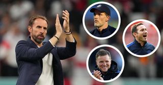 Next England manager odds: Who will become the next England manager after Gareth Southgate? Gareth Southgate, Head Coach of England celebrates following his team's victory in the FIFA World Cup Qatar 2022 Round of 16 match between England and Senegal at Al Bayt Stadium on December 04, 2022 in Al Khor, Qatar