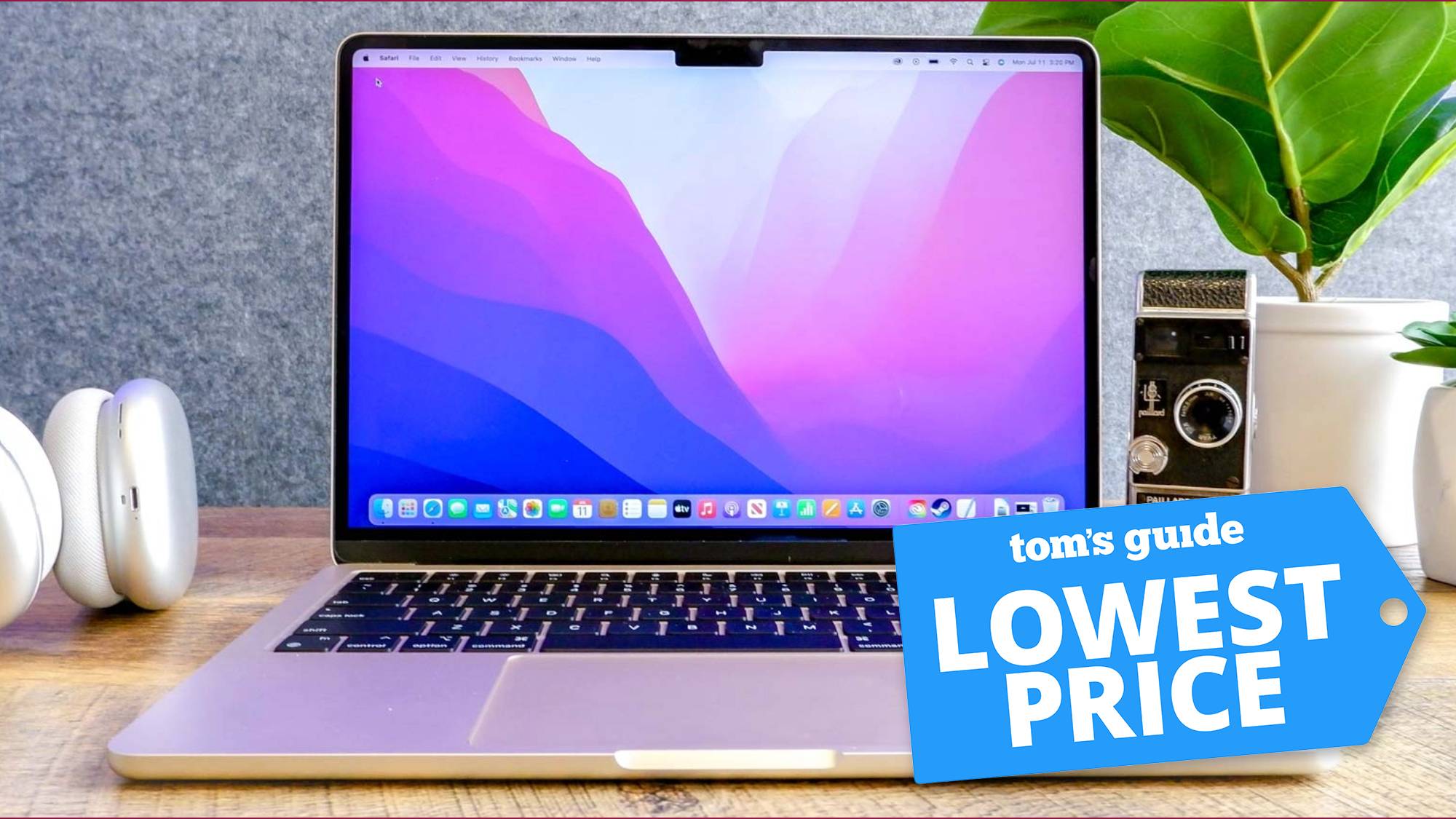 MacBook Air M2 with Tom's Guide offer tag