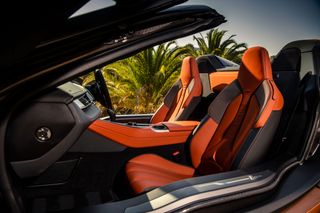 BMW i8 Roadster driver seat and passenger seat