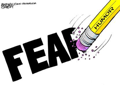 Editorial cartoon Charlie Hebdo attack