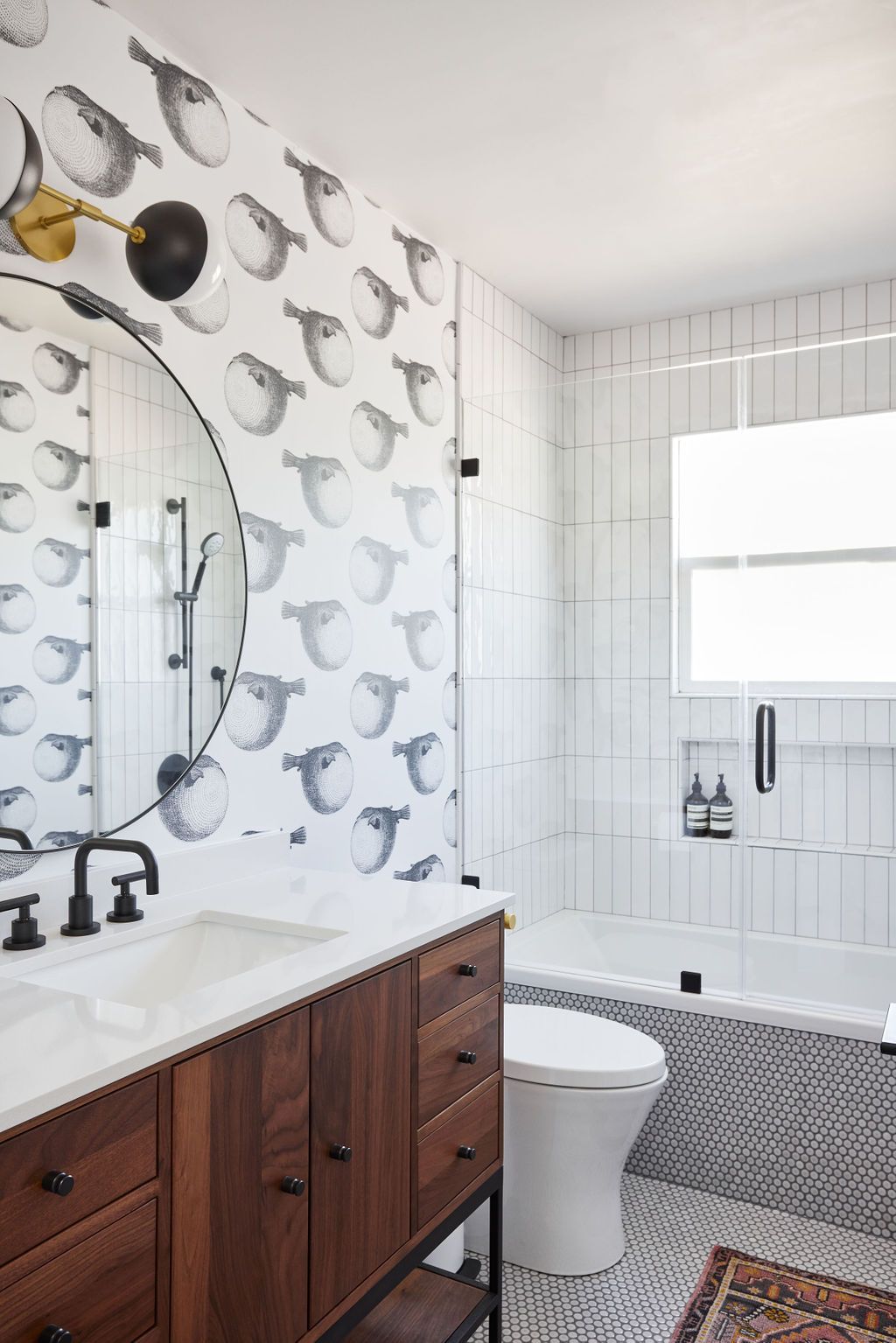 13 Inspiring Black  White Bathroom Ideas  Kitchen Cabinet Kings
