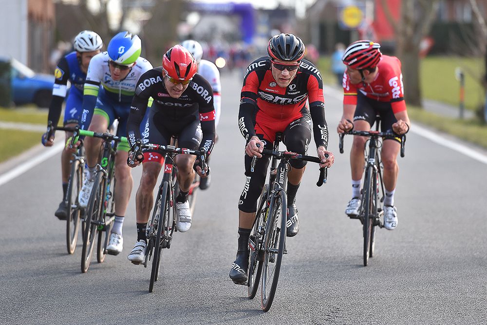 BMC's Lois Vliegen near the end of the race.
