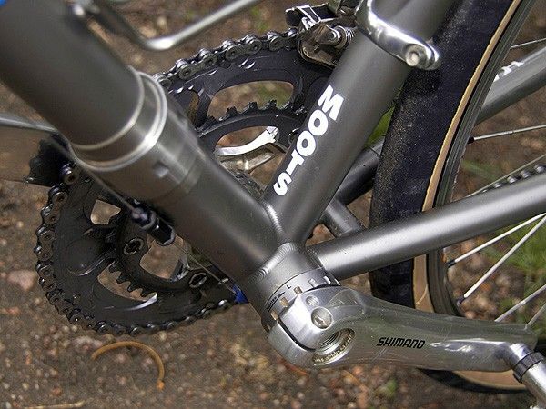 The bottom bracket area