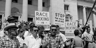 A crowd in I Am Not Your Negro