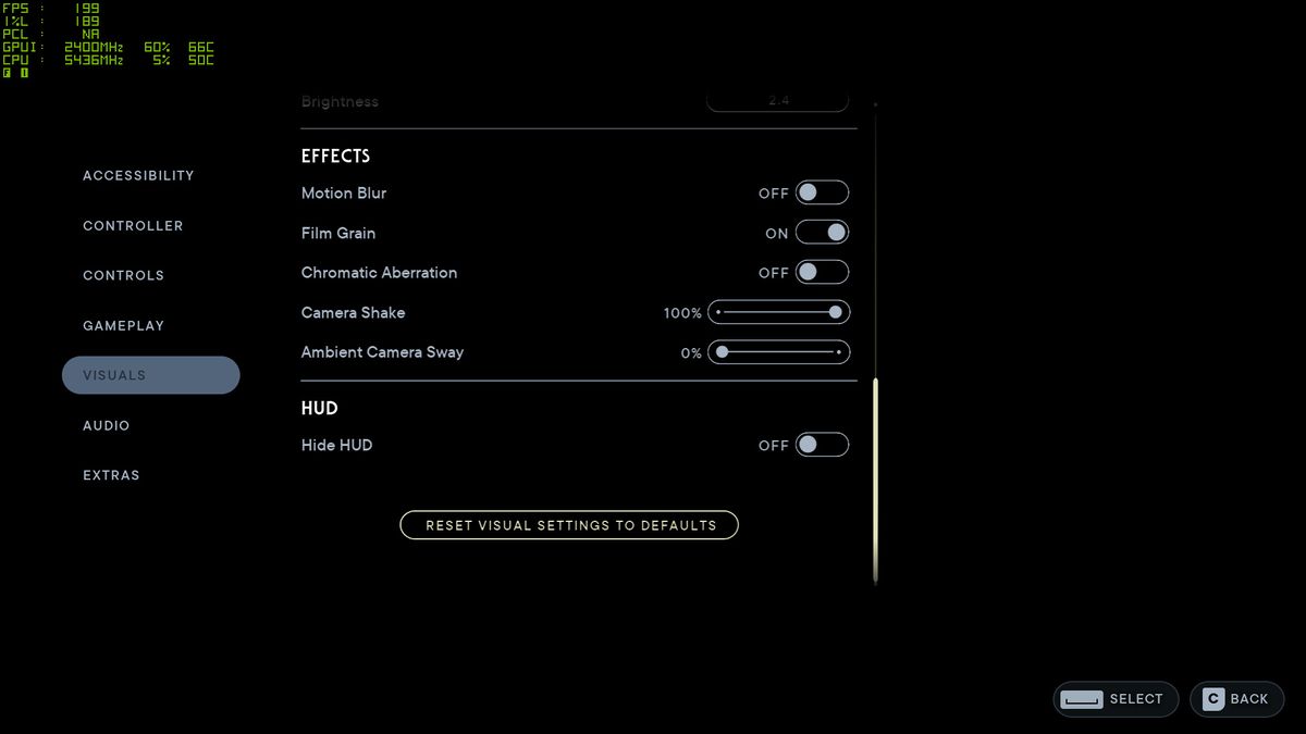 Star Wars Jedi Survivor image quality settings