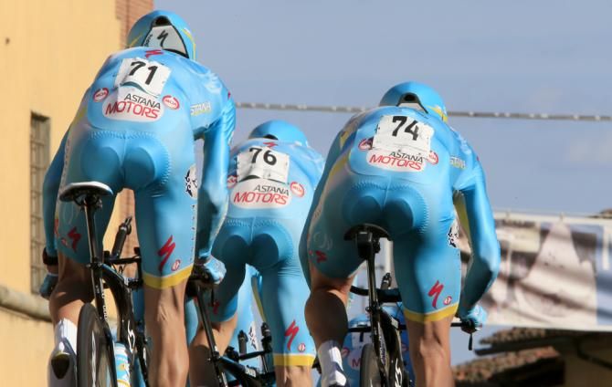 Astana rode to sixth