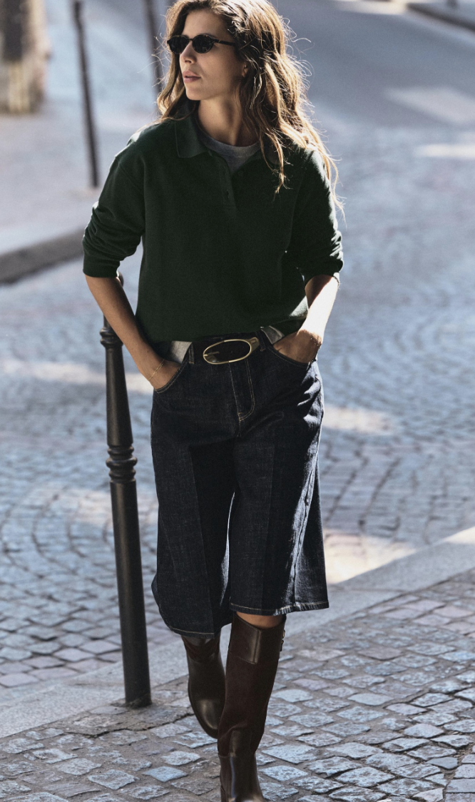 Zara autumn colour trends 2026: Moss green.