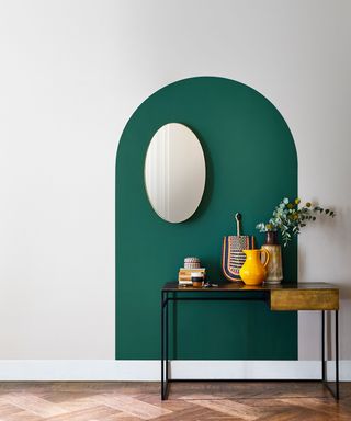 hallway paint ideas painted arch feature