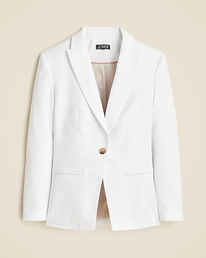 Alexandra Blazer in Stretch Linen Blend