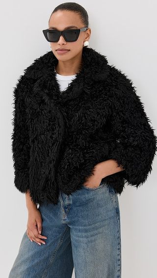 Marc Jacobs Shaggy Faux Fur Lady Jacket