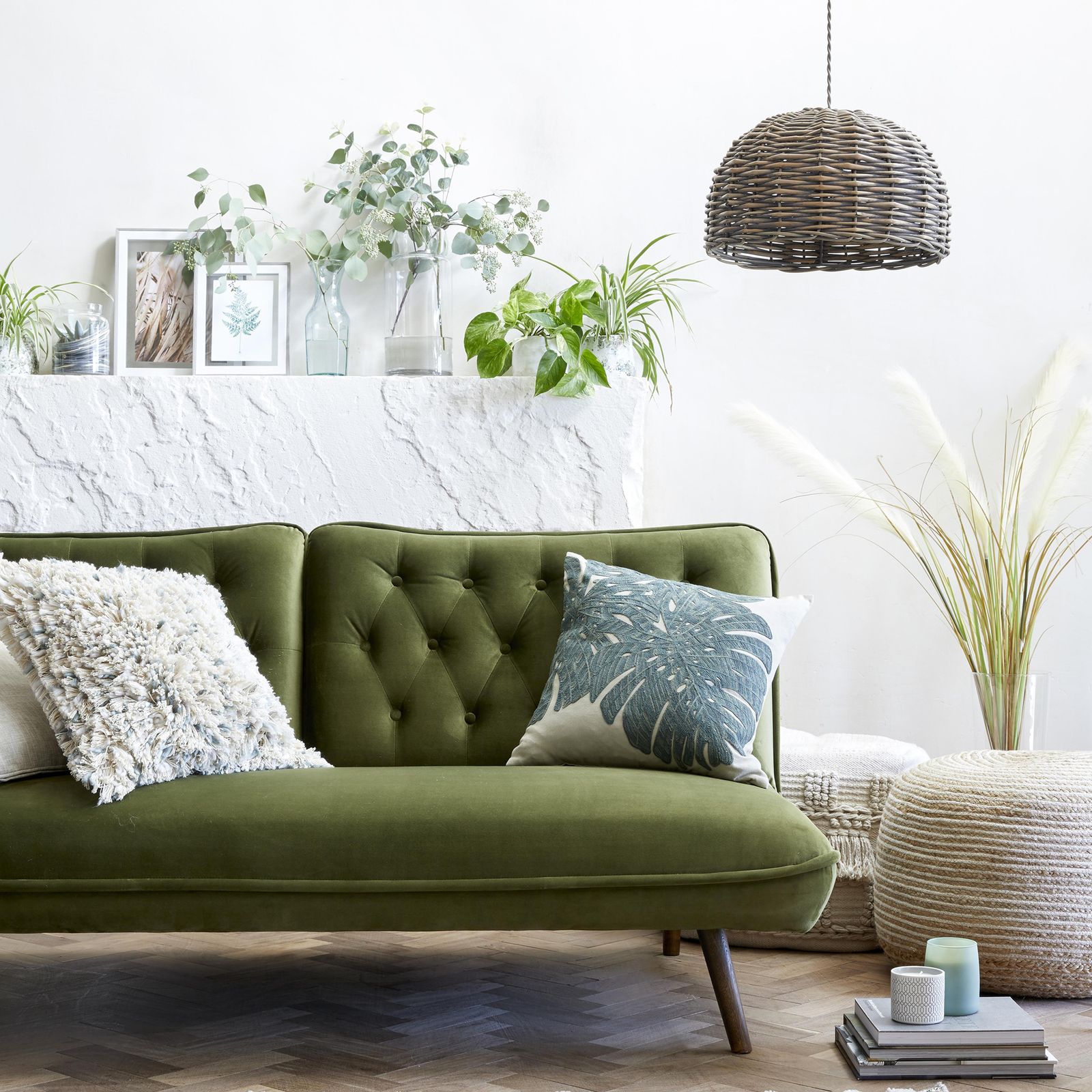Emerald green sofa living room ideas for any space | Ideal Home