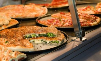 Sbarro pizza at the Crabtree Valley Mall in Raleigh, N.C.: The fast food chain is trying to refine its rather pedestrian food court fare.