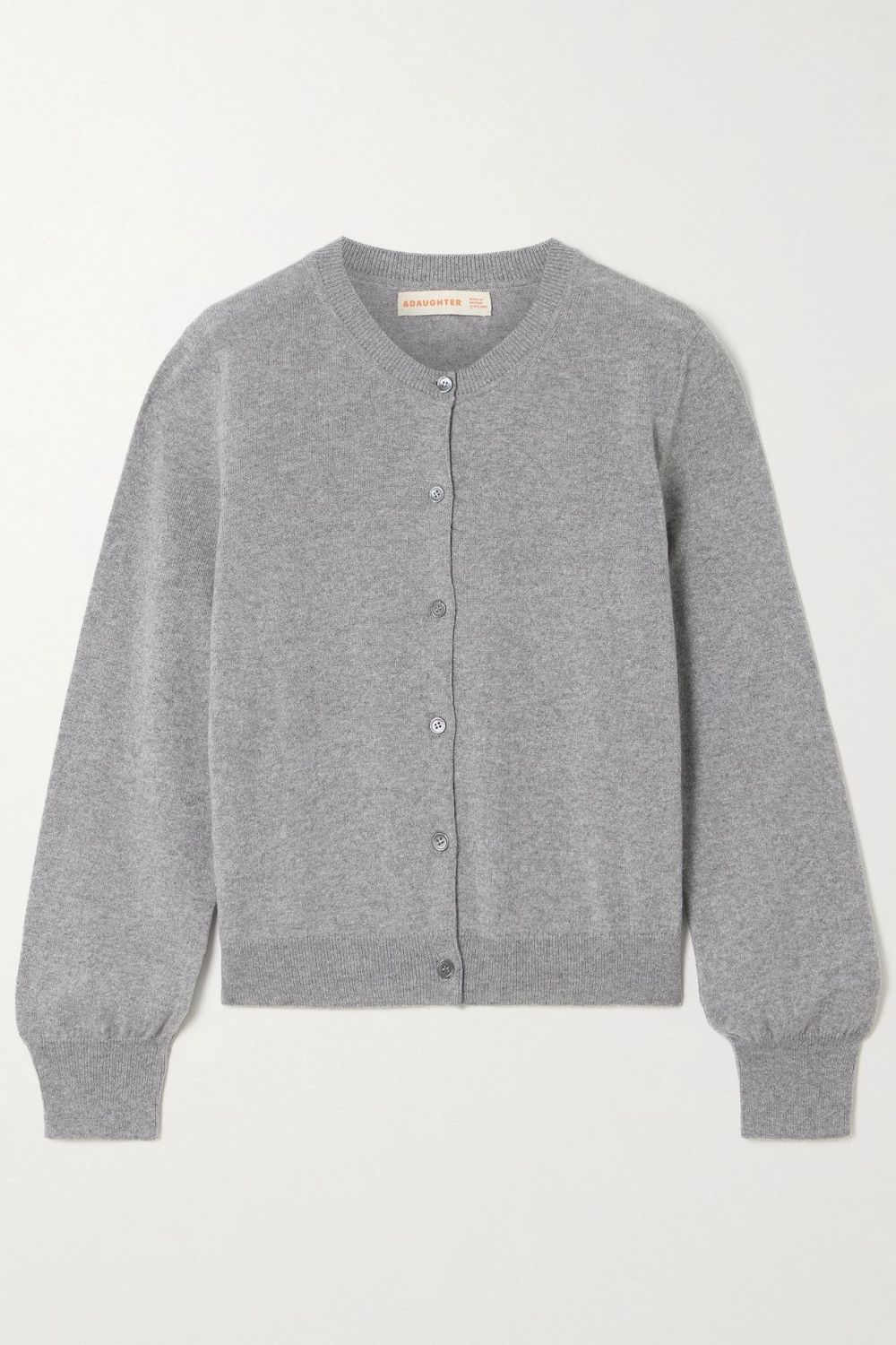 &daughter grey cashmere cardigan