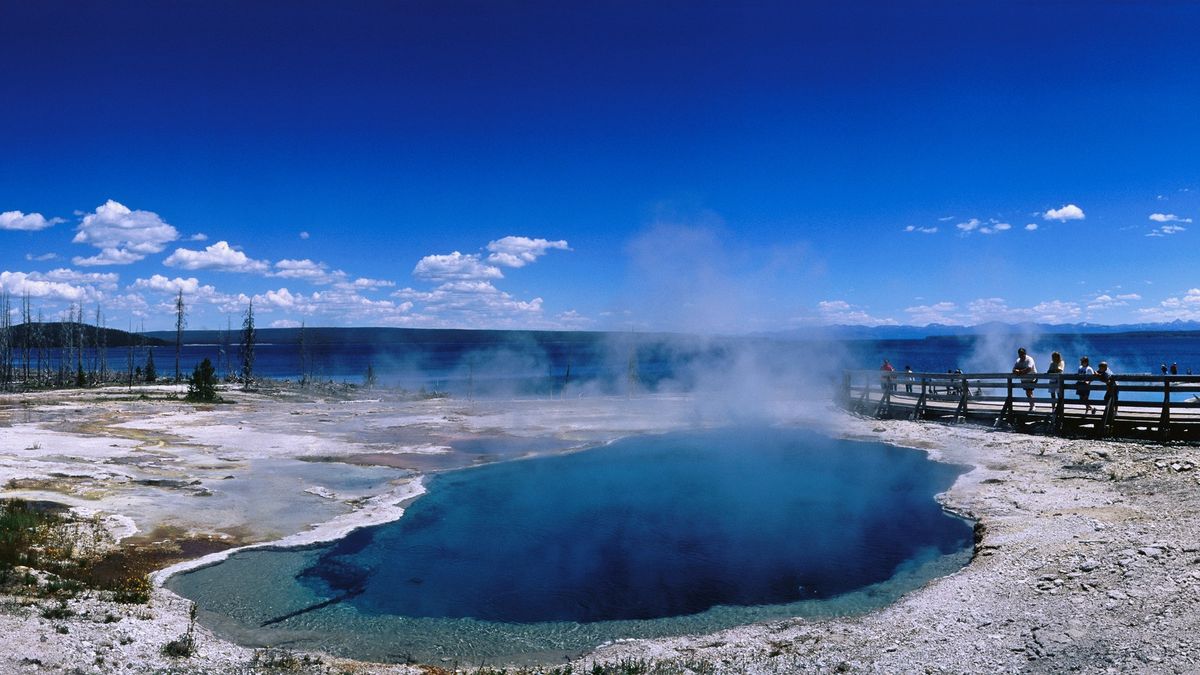 Abyss Pool at Yellowstone National Park