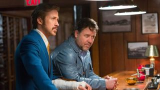 The Nice Guys image depicting Ryan Gosling and Russell Crowe