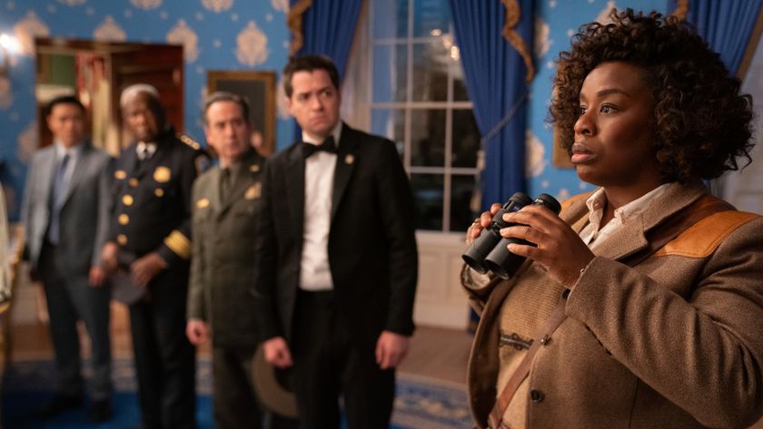 Cordelia Cupp (Uzo Aduba, right) as seen in Netflix&#039;s &quot;The Residence&quot; episode 101