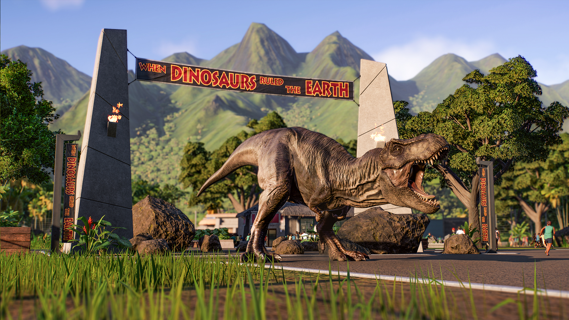 Jurassic Park yönetim oyunu, filmin 30. yıl dönümünü nostaljik set giydirme ve gerçek kaka ekleyerek kutlar.