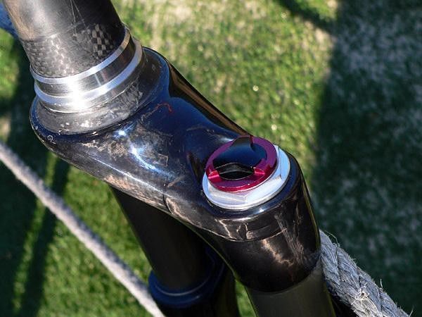 Knobs are machined and anodized aluminum.