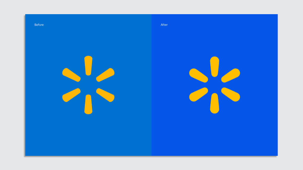 Walmart new visual identity