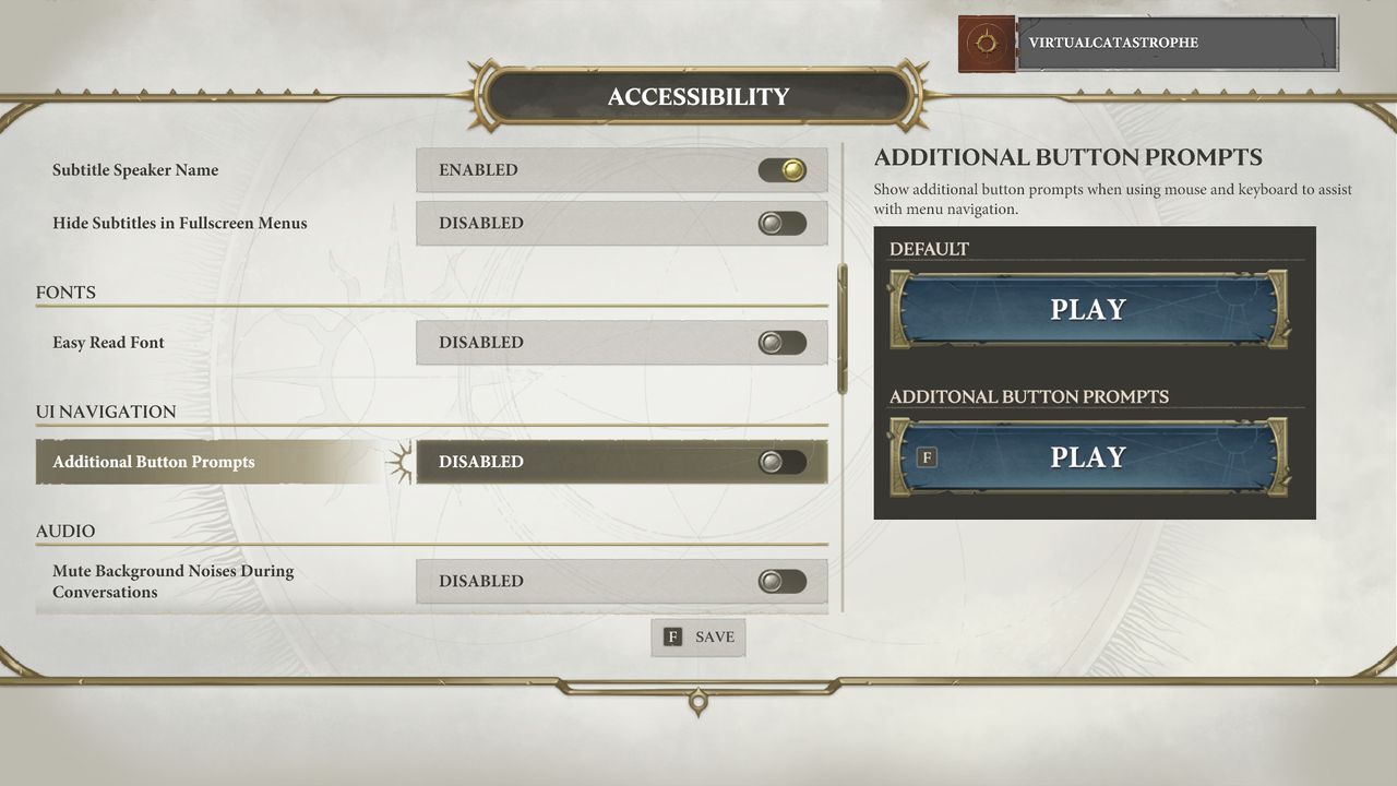 Accessibility options 1