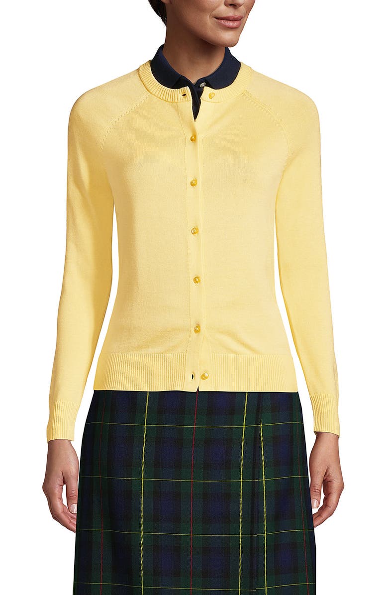 School Uniform Young Cotton Modal Cardigan Sweater