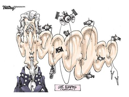 Political cartoon NSA