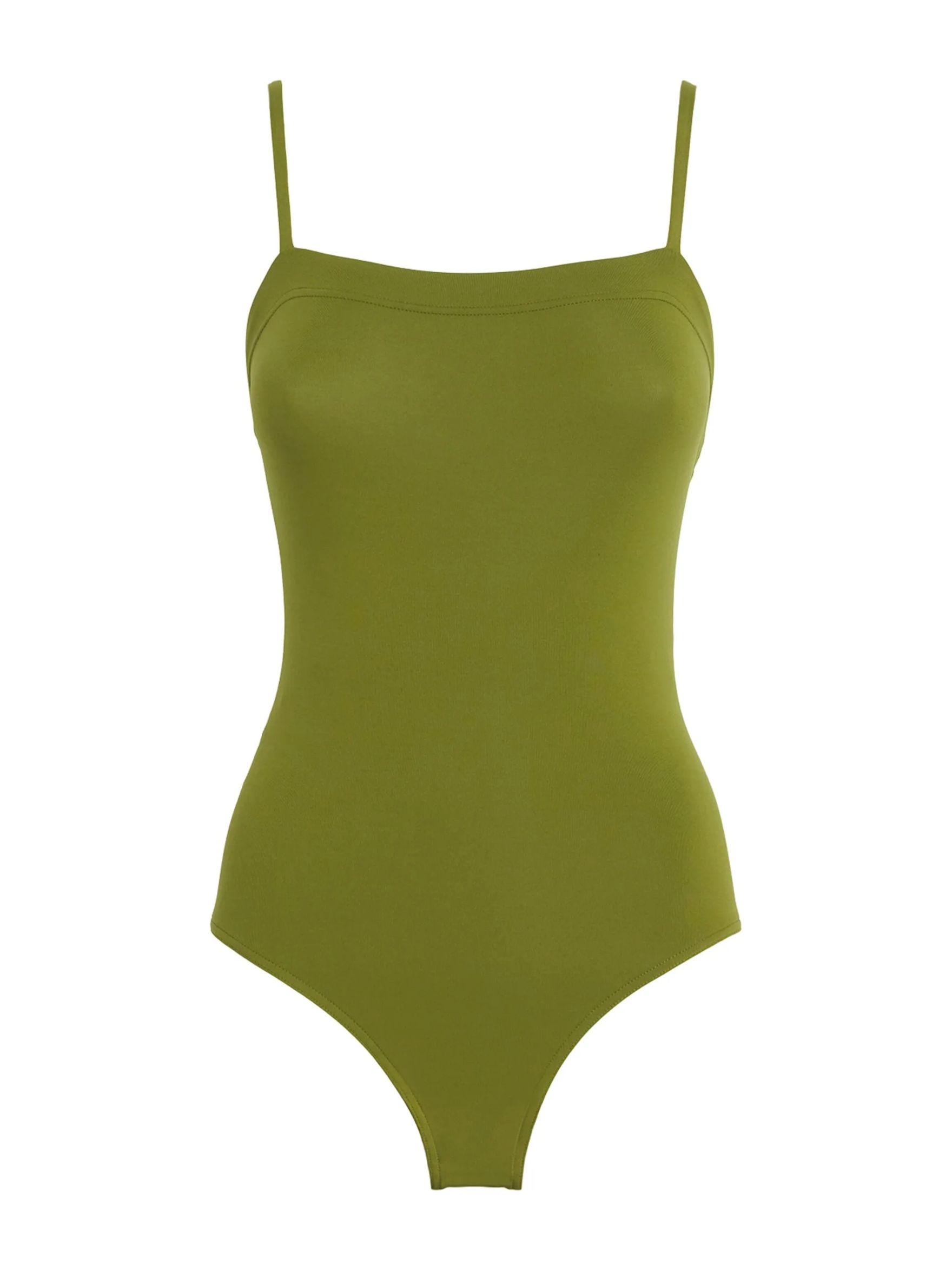 Square-Neck Aquarelle Swimsuit