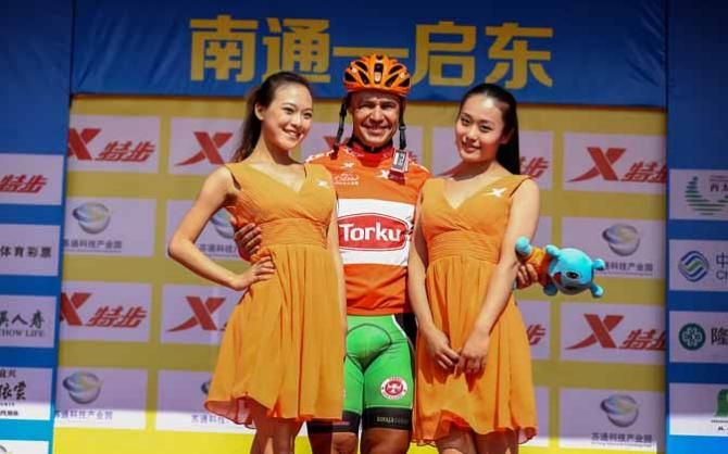 Yuriy Metlushenko (Torku Sekerspor) continues to lead the Tour of Taihu.