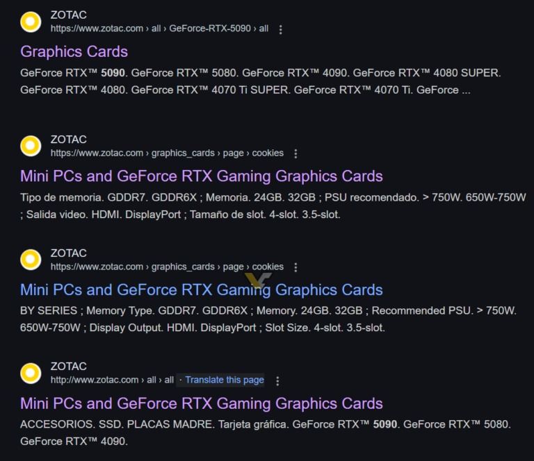 Nvidia RTX 50 series